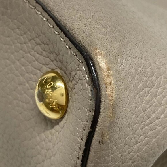 Auth LOUIS VUITTON Capsine MM M42253 Galet Capucines - TR4137 Handbag - Picture 3 of 16